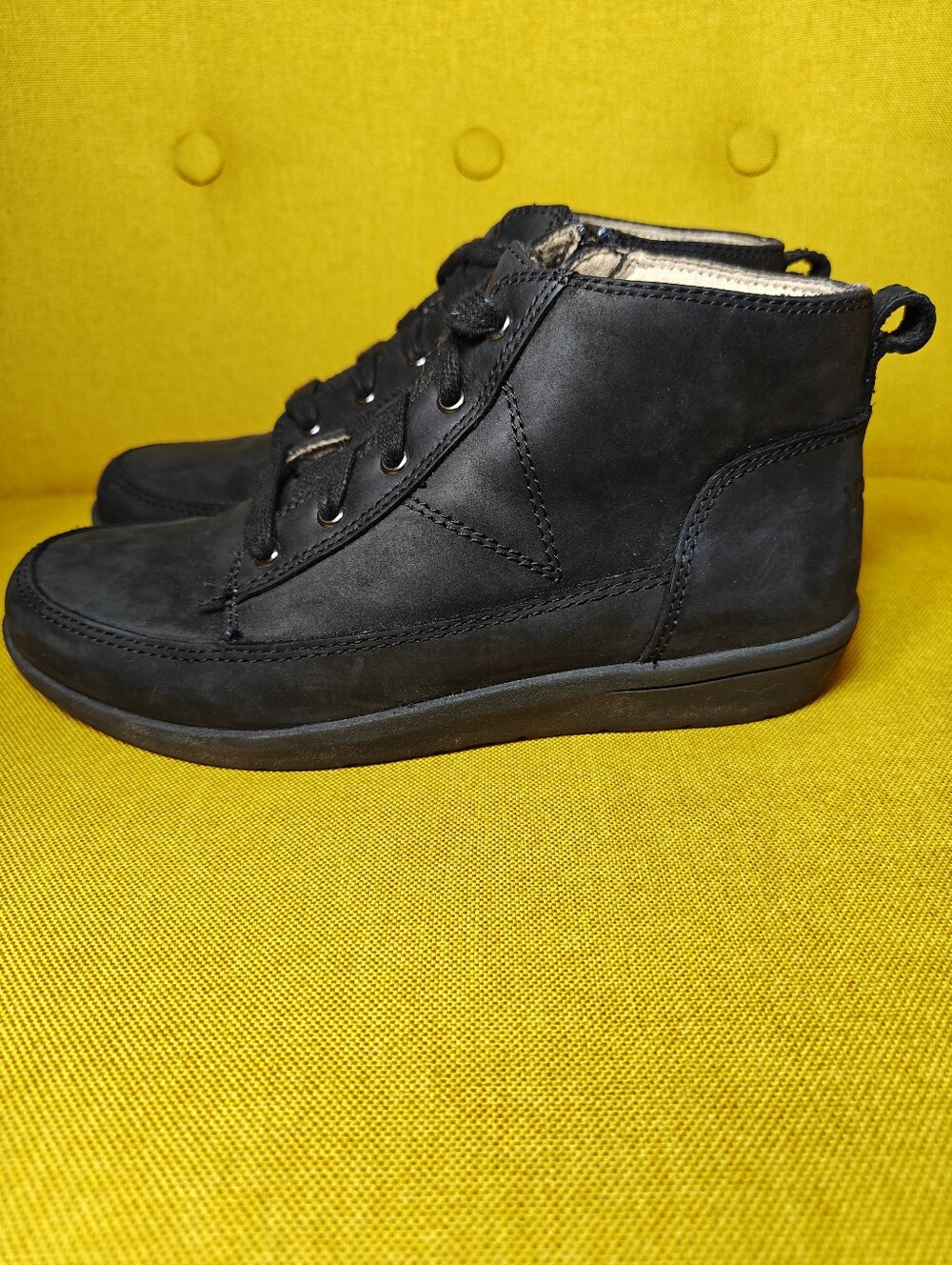 VIONIC Shawna Nubuck Ankle Boots  Side Zipper Lace-up Comfort Booties Women's 5